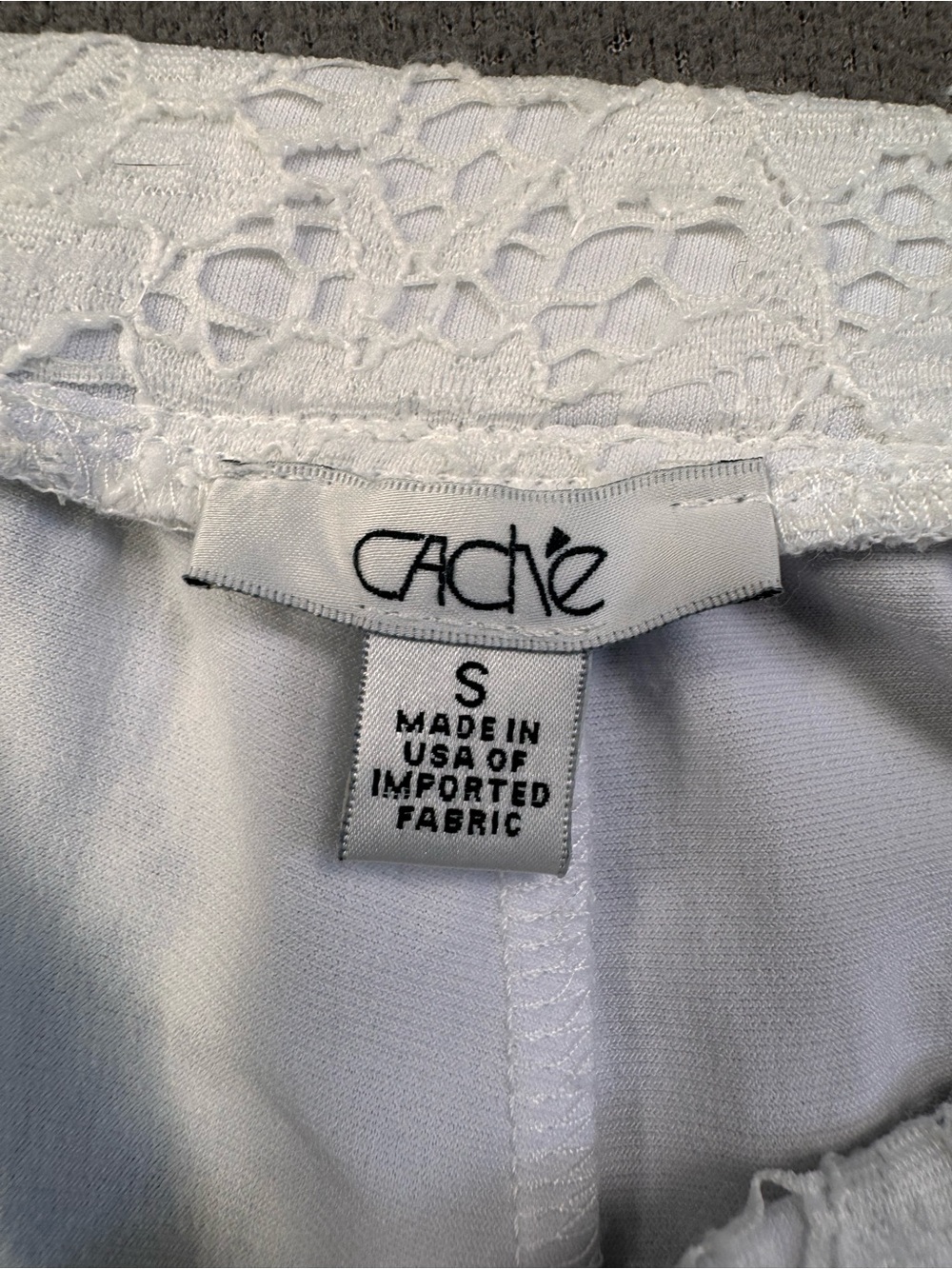 Vintage y2K Cache White Lace Flare Sheer Pants, Small - Picture 7 of 13